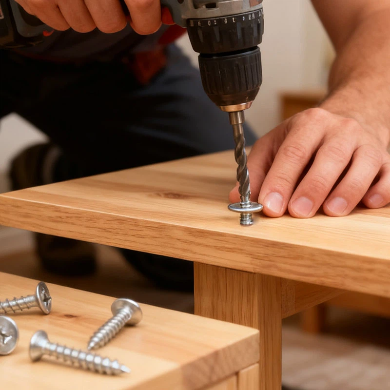 Application Countersunk Chipboard Screws2 Application Countersunk Chipboard Screws2